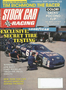 STOCK CAR RACING 1989 DEC - WALTRIP & MARTIN, EARNHART